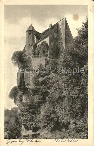 Hohnstein Saechsische Schweiz Jugendburg Vorderes Schloss Kupfertiefdruck Kat. Hohnstein