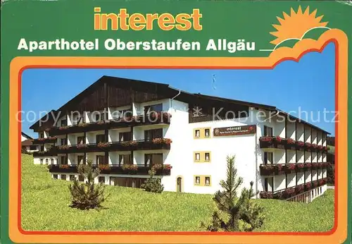 Oberstaufen Interest Aparthotel  Kat. Oberstaufen