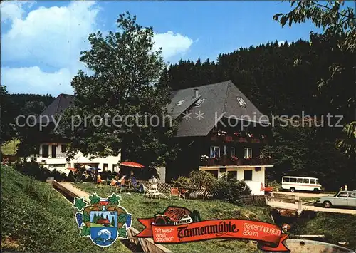 Grafenhausen Schwarzwald Schwarzwaldgasthof Hotel Tannenmuehle  Kat. Grafenhausen