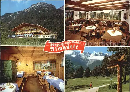 Garmisch Partenkirchen Berggasthof Almhuette  Kat. Garmisch Partenkirchen