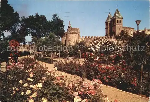 Toledo Castilla La Mancha Rosengarten und Visagra Garten Kat. Toledo