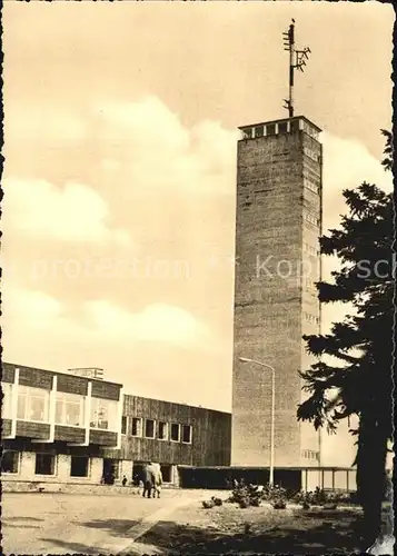 Oberwiesenthal Erzgebirge Fichtelberghaus mit Aussichtsturm Kurort Kat. Oberwiesenthal