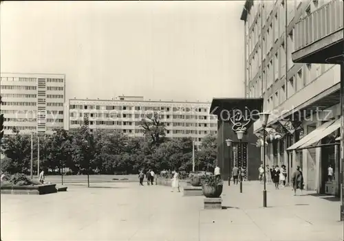 Dresden Dr Wilhelm Kuelz Ring mit Rechenzentrum Ring Cafe Kat. Dresden Elbe