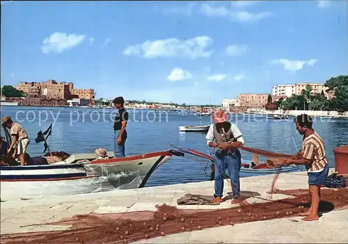 Brindisi Lungomare Casale e Castello Medioevale Kat. Apulien