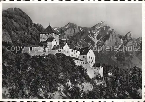 Vaduz Schloss Fuersentum Lichtenstein Kat. Vaduz