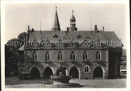 Goslar Rathaus Kat. Goslar