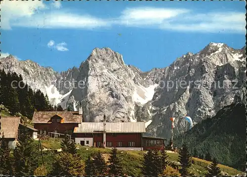 Vorderkaiserfelden Berggaststaette Kaisergebirge Kat. Wildermieming