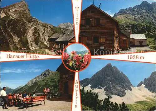 Hanauer Huette Berghuette Alpenpanorama Kat. Bschlabs Lechtaler Alpen