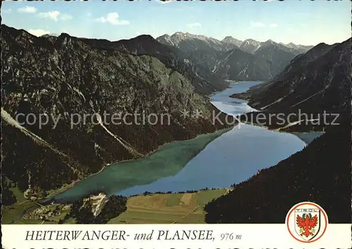 Heiterwang Heiterwanger See Plansee Alpenpanorama Fliegeraufnahme Kat. Heiterwang