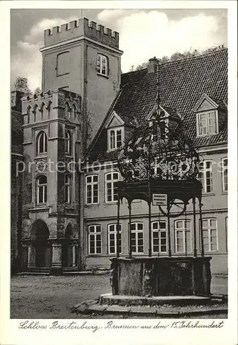 Breitenburg Schloss Brunnen 15. Jhdt. Kat. Breitenburg