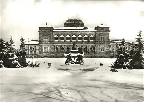 Alt Weimar Museumsplatz im Winter