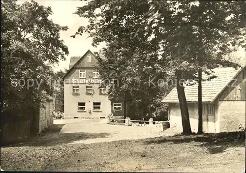 Klettbach Stiefelburg Berggaststaette und Pensionshaus Kat. Klettbach