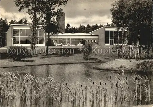 Bad Bramstedt Kurmittelhaus am Teich Solbad Moorbad Kat. Bad Bramstedt