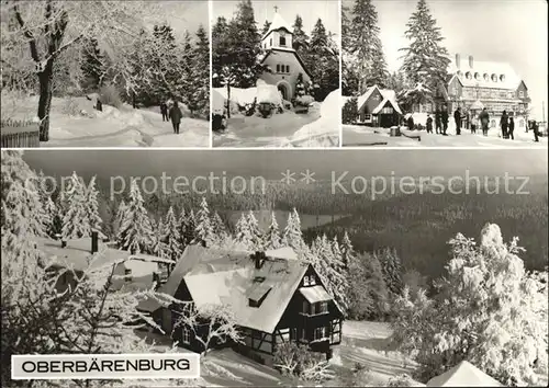 Oberbaerenburg Baerenburg Winterlandschaft Kapelle Ferienheim