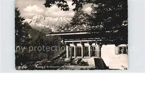 Ramsau Berchtesgaden Berghaus am Steinbichl Alpenblick Kat. Ramsau b.Berchtesgaden