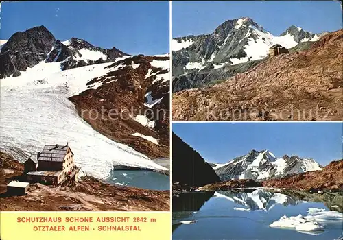 Schnals Bozen Suedtirol Schutzhaus Schoene Aussicht  Kat. Bozen Suedtirol