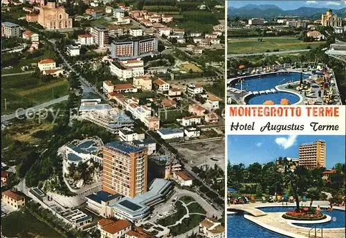 Montegrotto Terme Fliegeraufnahme Hotel Augustus Terme  Kat. 