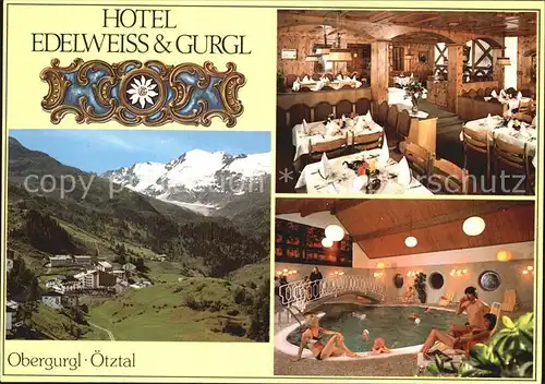 Obergurgl Soelden Tirol Hotel Edelweiss Gurgl  Kat. Soelden oetztal