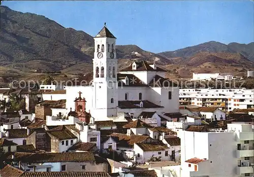 Marbella Andalucia Teilansicht mit Kirche  Kat. Marbella