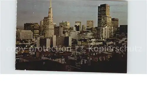 San Francisco California Fliegeraufnahme Skyline Kat. San Francisco