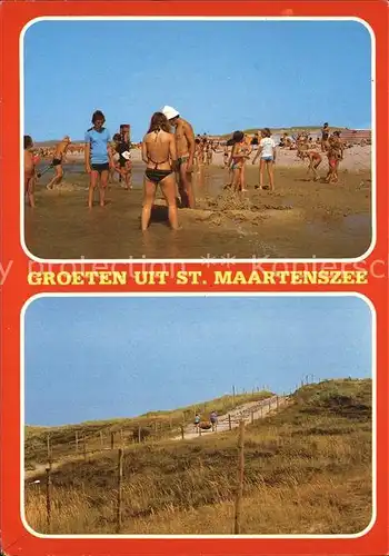Maartenszee St Strand Kat. Sint Maartenszee