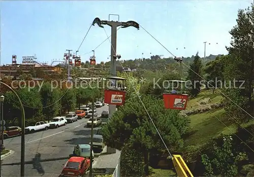 Barcelona Cataluna Seilbahn von Montjuich Kat. Barcelona