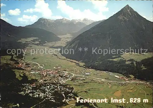 Imst Tirol Panorama mit Tschirgant  Kat. Imst