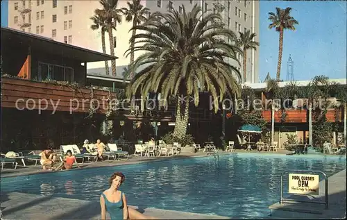 Hollywood California Roseveld Hotel Pool Kat. Los Angeles United States