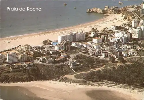 Praia da Rocha Fliegeraufnahme Strand  Kat. Portugal