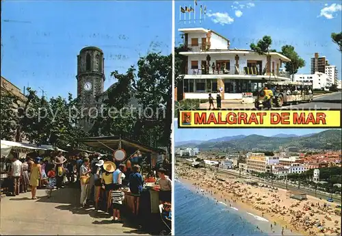 Malgrat de Mar Gesamtansicht Markt  Kat. Malgrat de Mar