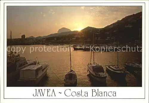 Javea Puesta del Sol Kat. Spanien