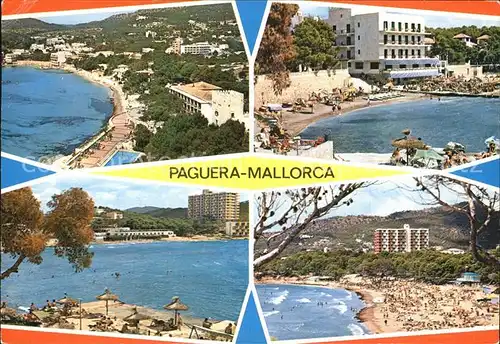 Paguera Mallorca Islas Baleares Strandbilder Kat. Calvia