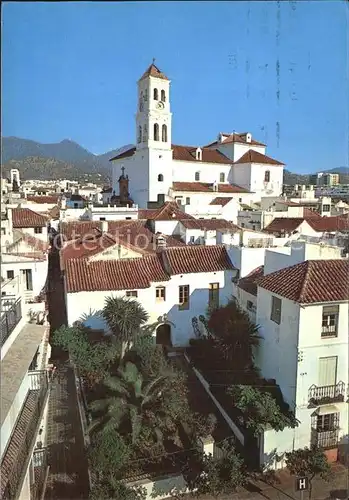 Marbella Andalucia Teilansicht mit Kirche Kat. Marbella