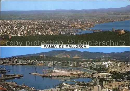 Palma de Mallorca Gesamtansicht Hafenansicht Kat. Palma de Mallorca