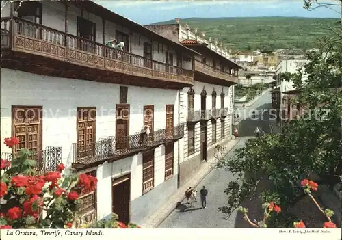 La Orotava Kleine Strasse Kat. Islas Canarias Spanien