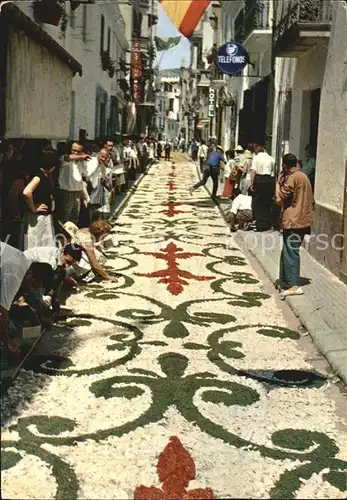 Sitges Blumenstrasse