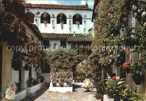 Andalucia Andalusien Haus mit Rosen Kat. Sevilla 
