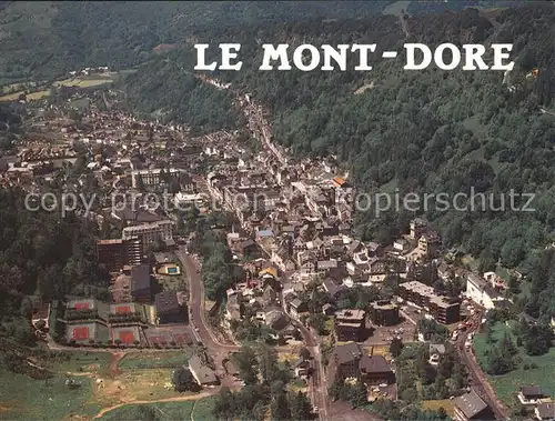 Mont Dore Puy de Dome Fliegeraufnahme Kat. Mont Dore