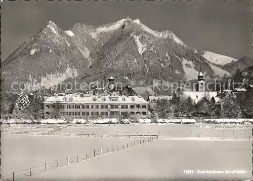 Sonthofen Oberallgaeu Krankenhaus Kat. Sonthofen