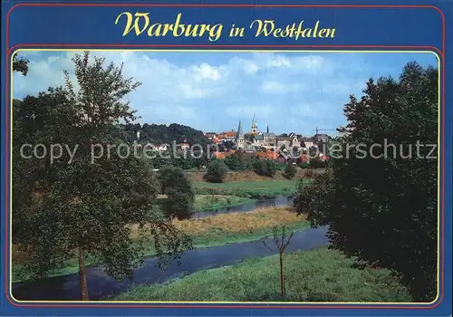 Warburg Westfalen Stadtansicht Kat. Warburg