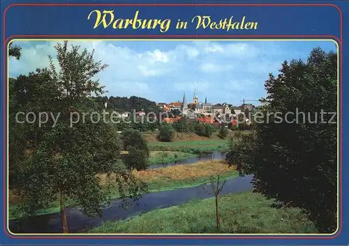 Warburg Westfalen Stadtansicht Kat. Warburg