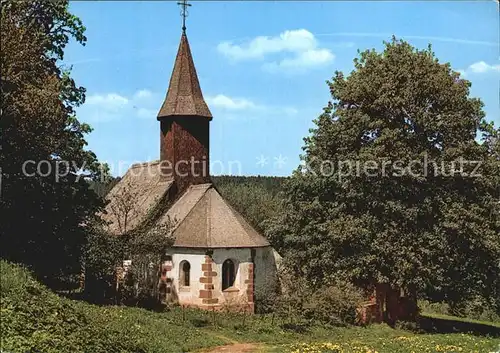 Koenigsfeld Schwarzwald Buchenberger Kirchlein Kat. Koenigsfeld im Schwarzwald