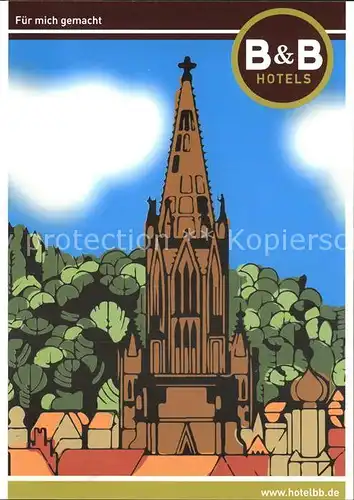 Freiburg Breisgau B und B Hotels Kuenstlerkarte Kat. Freiburg im Breisgau