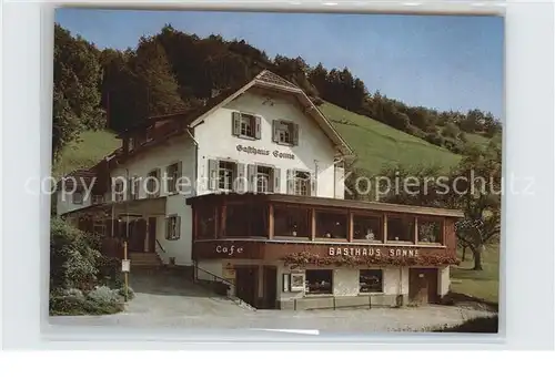 Muenstertal Schwarzwald Gasthaus Sonne  Kat. Muenstertal