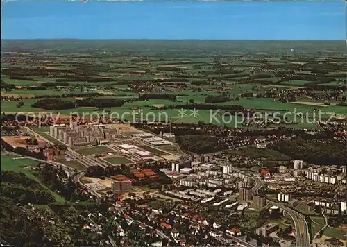 Bielefeld Fliegeraufnahme Blick auf die Unniversitaet Kat. Bielefeld
