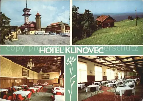 Krusne Hory Hotel Klinovec Aussenansicht Speiseraum  Kat. Tschechische Republik