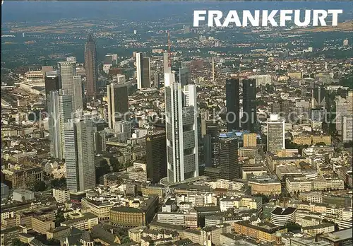 Frankfurt Main Fliegeraufnahme Skyline Kat. Frankfurt am Main