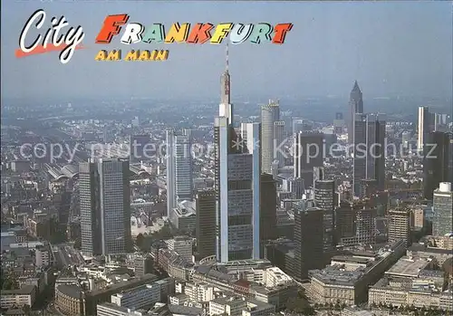 Frankfurt Main Fliegeraufnahme Kat. Frankfurt am Main