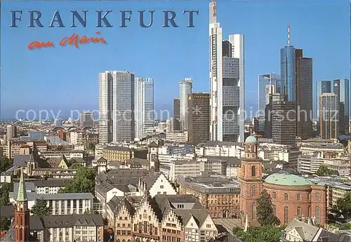Frankfurt Main Skyline Kat. Frankfurt am Main