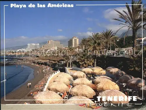 Playa de las Americas Santa Cruz de Tenerife Restaurant am Strand
